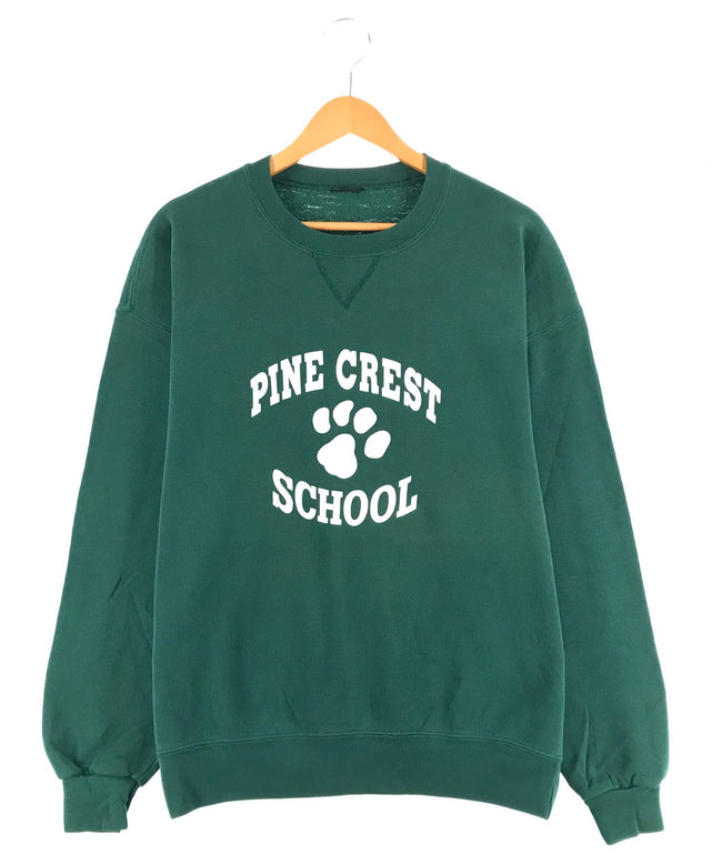 PINE CREST SCHOOL カレッジ プリントスウェット/PINE CREST SCHOOL カレッジ プリントスウェット